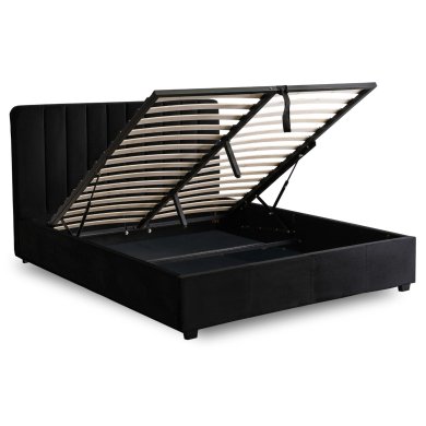 Ліжко Mebel Elit MARI Welur 160x200 см Чорний ME.MARI/160/CZ/V/LOZZPOJ фото - 3