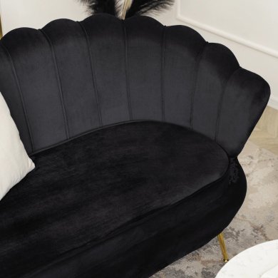 Диван Mebel Elit ZENDAYA Welur Чорний - 8 Диван Mebel Elit ZENDAYA Welur Чорний ME.ZENDAYA/CZ/ZL/V/FW фото - 8