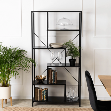 Стеллаж Mebel Elit AKRIS Черный - 4 Стеллаж Mebel Elit AKRIS Черный ME.AKRIS/CZ/REG фото - 4