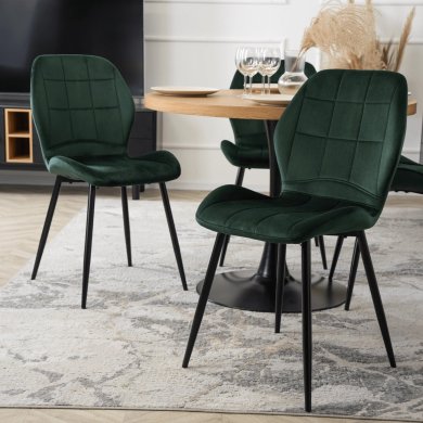 Обеденный стул Mebel Elit IRYS Welur Зеленый ME.IRYS/Z/V/K фото - 7