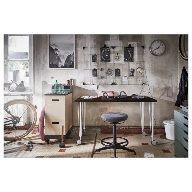 IKEA Письмовий стіл LAGKAPTEN/KRILLE Коричневий (ИКЕА ЛАГКАПТЕН/КРИЛЛЕ) 19417032 фото - 7