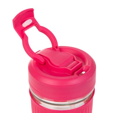 Кружка для воды Homla IDEUS 0,35 л | Розовый / Прозрачный 215562 фото - 3