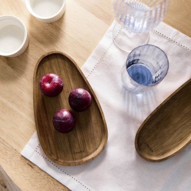 Поднос Homla MOOKA 24x14 см Дерево 229364 фото - 5