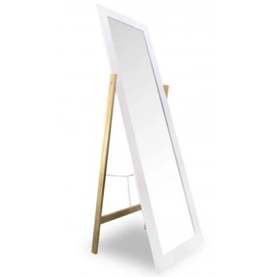 Зеркало Chomik 54x45x157 см | Белый / Дерево PHO9764
