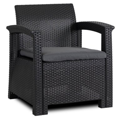 Комплект садовой мебели Mebel Elit BRANDON Черный ME.BRANDON/CP/RT/OGR/ZES фото - 5