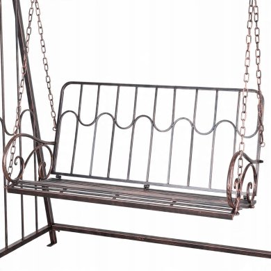 Садова гойдалка Garden Line 162x90x205 см Антична бронза GOM1418 фото - 2