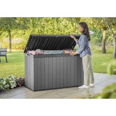 Садова скриня Keter DARWIN MAX 662 л Графіт 255159 фото - 2
