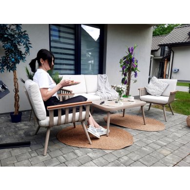 Комплект садовой мебели Garden Line ALM9408 Бежевый - 3 Комплект садовой мебели Garden Line ALM9408 Бежевый ALM9408 фото - 3