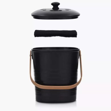 Компостер з вугільним фільтром Duka ORUST Чорний 1219118 фото - 2