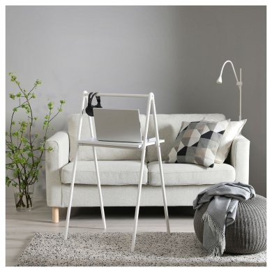 IKEA Складной письменный стол BJORKASEN Белый (ИКЕА БЬЁРКАСЕН) 60526405 фото - 2