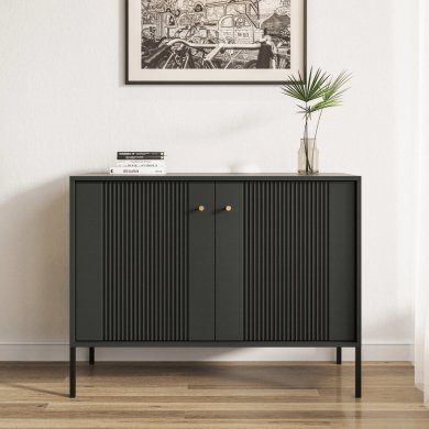 Комод Mebel Elit SOFT Черный W.ISEO/CZ/KOM2D фото - 4