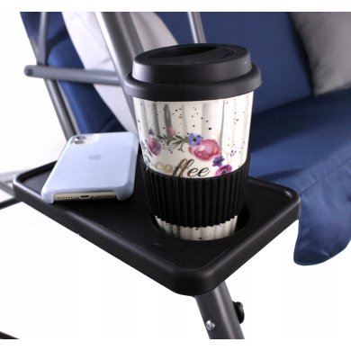 Садовые качели Garden Line 170x118x153 см Синий KRE9696 фото - 3