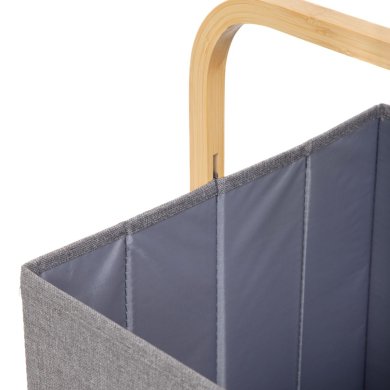 Кошик для білизни Homla NELLIE Сірий 227443 фото - 3