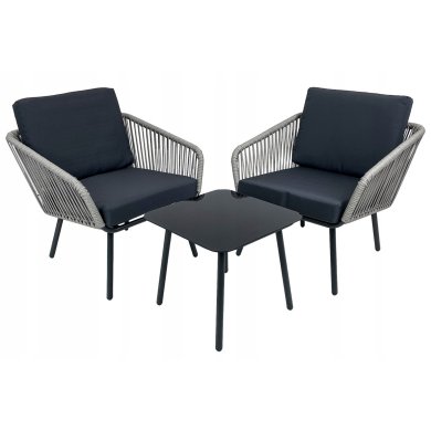 Комплект садових меблів Kontrast VENEZIA Сірий - 2 Комплект садових меблів Kontrast VENEZIA Сірий 5.05.13051 фото - 2