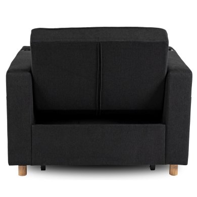 Крісло м'яке розкладне Mebel Elit SOLOR Чорний ME.SOLOR/CZ/T/FW фото - 8