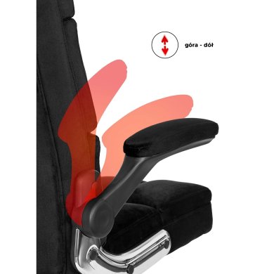 Офісне крісло Mebel Elit LONDON Чорний ME.LONDON/CZ/V/FO фото - 10