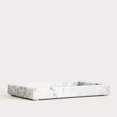 Декоративный поднос Homla MARMURI Белый 243342 фото - 3