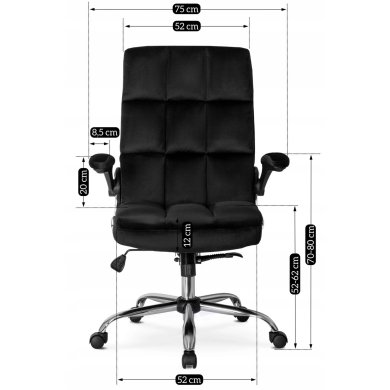 Офісне крісло Mebel Elit LONDON Чорний ME.LONDON/CZ/V/FO фото - 17