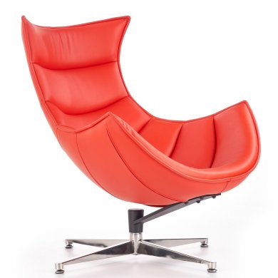 Крісло м'яке поворотне Halmar Luxor Червоний V-CH-LUXOR-FOT-CZERWONY фото - 8