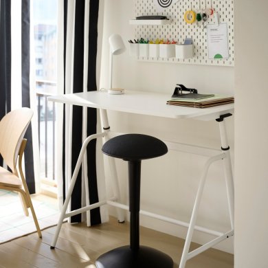 IKEA Письмовий стіл для роботи сидячи/стоячи GLADHOJDEN Білий (ИКЕА ГЛАДХОЙДЕН) 30493939 фото - 12