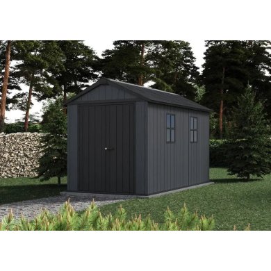 Садовий будиночок Keter NEWTON PLUS 230х350х246 см Сірий 259110 фото - 8