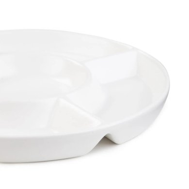 Сервірувальна тарілка Homla NELSON 33х3,5 см Білий 228050 фото - 3