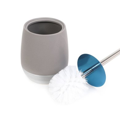 Ершик для унитаза Homla LARES 12x35 см | Серый / Серебристый - 2 Ершик для унитаза Homla LARES 12x35 см | Серый / Серебристый 210412 фото - 2