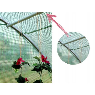 Парник теплица Garden Line 4,5x2x2 м Зеленый - 6 Парник теплица Garden Line 4,5x2x2 м Зеленый TUN3927 фото - 6