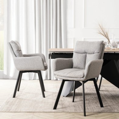 Обеденный стул поворотный Mebel Elit CORTADO Серый ME.CORTADO/P/CZ/T/K фото - 6