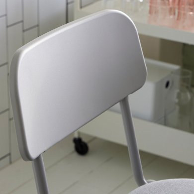 IKEA Обідній стілець GRASALA Сірий (ИКЕА ГРАСАЛЬ) 70515468 фото - 3