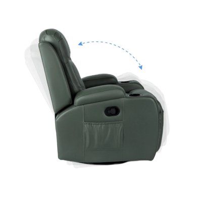 Крісло масажне багатопозиційне розкладне Mebel Elit BOX | Зелений ME.BOX/Z/E/FW фото - 6