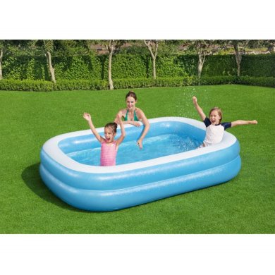 Надувний дитячий басейн Bestway 54006 262х175х51 см Блакитний BES54006 фото - 4