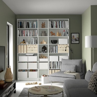 Стеллаж BILLY Белый - 8 IKEA Стеллаж BILLY Белый (ИКЕА БИЛЛИ) 89017827 фото - 8