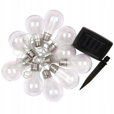 Декоративна гірлянда на сонячній батареї Garden Line 10 LED 1,8 м Теплий-білий SOL3606 фото - 2