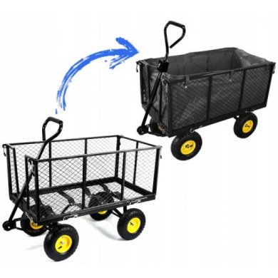Садовая тележка Garden Line XL 200 л Черный WOZ0115B фото - 3