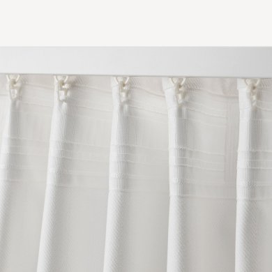 IKEA Штори TIBAST 145x300 см 2 шт Білий (ИКЕА ТИБАСТ) 10396760 фото - 4