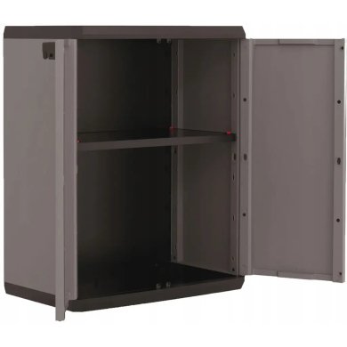 Садовый шкаф Keter/Kis PIU LOW CABINET Серый 241542 фото - 3