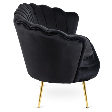 Диван Mebel Elit ZENDAYA Welur Чорний - 4 Диван Mebel Elit ZENDAYA Welur Чорний ME.ZENDAYA/CZ/ZL/V/FW фото - 4