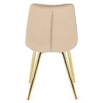 Обідній стілець Mebel Elit CARO Welur Кремовий - 3 Обідній стілець Mebel Elit CARO Welur Кремовий ME.CARO/KR/ZL/V/K фото - 3