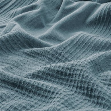 IKEA Покрывало INDIRA 230х250 см Голубой (ИКЕА ИНДИРА) 20582634 фото - 4