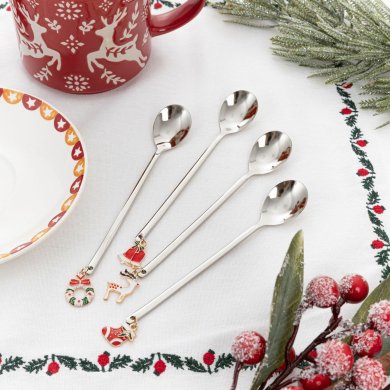 Набор десертных ложек Homla BLANE 4 шт Серебристый - 8 Набор десертных ложек Homla BLANE 4 шт Серебристый 200432 фото - 8