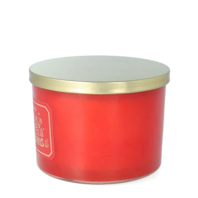 Ароматична свічка Homla LESLI Christmas | Червоний / Золотий 200448 фото - 2