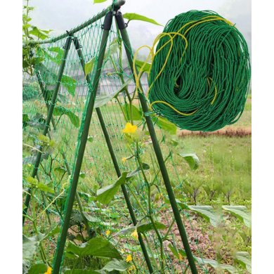 Садовая опора с сеткой для вьющихся растений Garden Line 1,5 м Зеленый JAW9379 фото - 4