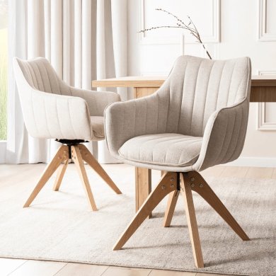 Обідній стілець поворотний Mebel Elit LEMON Світло-бежевий ME.LEMON/JBZ/T/K фото - 7