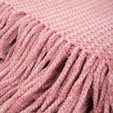 Плед Homla CHENILLE 130x170 см Розовый 218475 фото - 2
