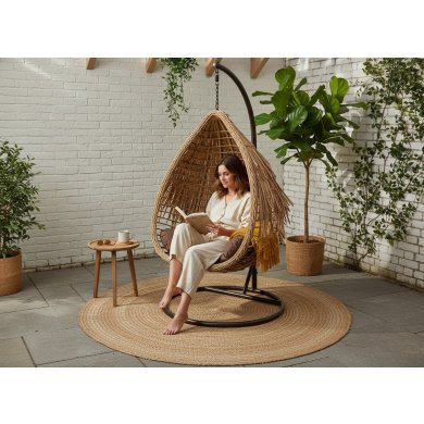 Підвісне крісло-кокон Garden Line AZTEC Коричневий FAT0077 фото - 8