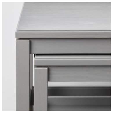 IKEA Комплект журнальних столів HAVSTA 2 шт Сірий (ИКЕА ХАВСТА) 50414210 фото - 6