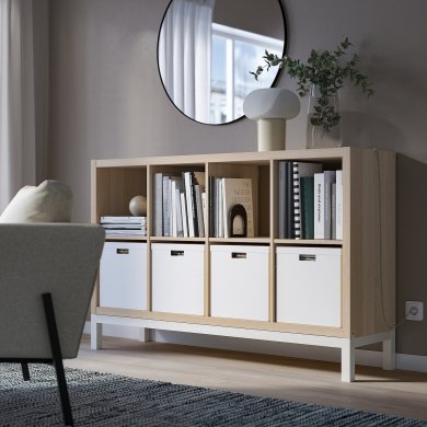 Стелаж KALLAX Дуб - 7 IKEA Стелаж KALLAX Дуб (ИКЕА КАЛЛАКС) 39442686 фото - 7