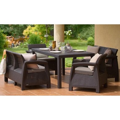 Садовый стол Keter MELODY Коричневый - 5 Садовый стол Keter MELODY Коричневый 230667 фото - 5