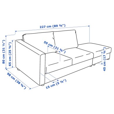 IKEA VIMLE (ИКЕА ВИМЛЕ) 29306665 фото - 9